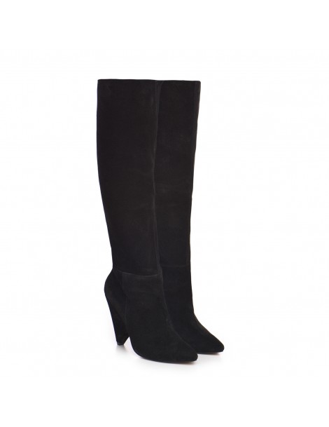 Cizme dama Piele Naturala Negru Cone - The5thelement.ro