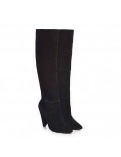 Cizme dama Piele Naturala Negru Cone - The5thelement.ro