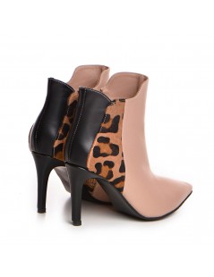 Botine Dama Piele Naturala Bej Sorina - The5thelement.ro