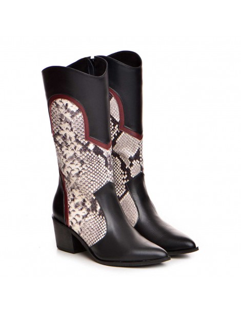 Ciocate dama Piele Naturala Print Joy - The5thelement.ro