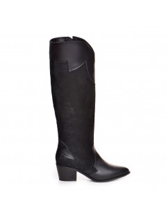 Ciocate dama Piele Naturala Negru Joy - The5thelement.ro