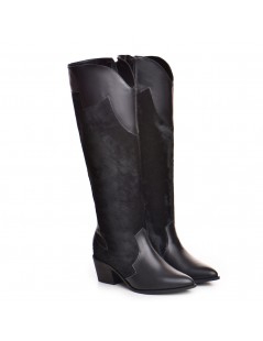 Ciocate dama Piele Naturala Negru Joy - The5thelement.ro