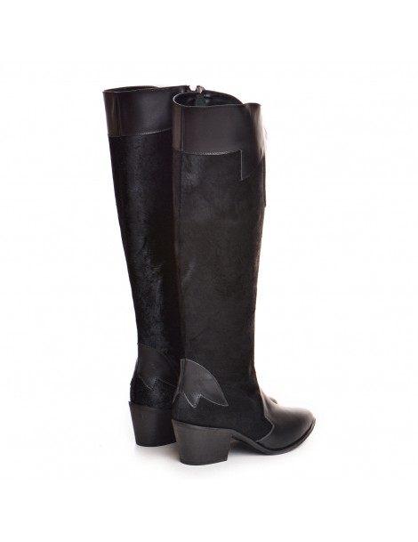 Ciocate dama Piele Naturala Negru Joy - The5thelement.ro