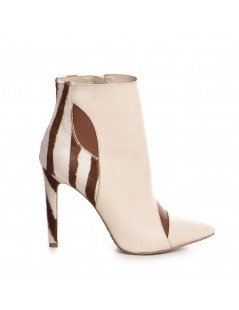 Botine dama Piele Naturala Ivoire Chloe - The5thelement.ro