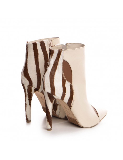 Botine dama Piele Naturala Ivoire Chloe - The5thelement.ro