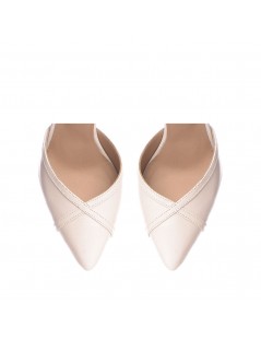 Pantofi Stiletto Piele Naturala Ivoire Vivian - The5thelement.ro