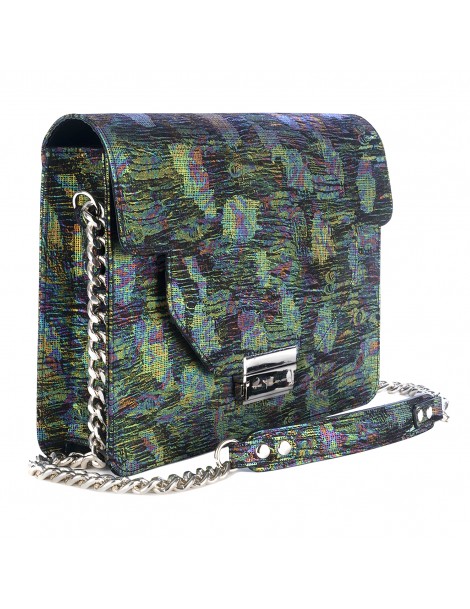 Geanta dama Piele Naturala Verde Love - The5thelement.ro