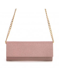 Clutch Piele Naturala Mini Rose - The5thelement.ro