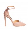 Pantofi stiletto piele naturala Bej Renee