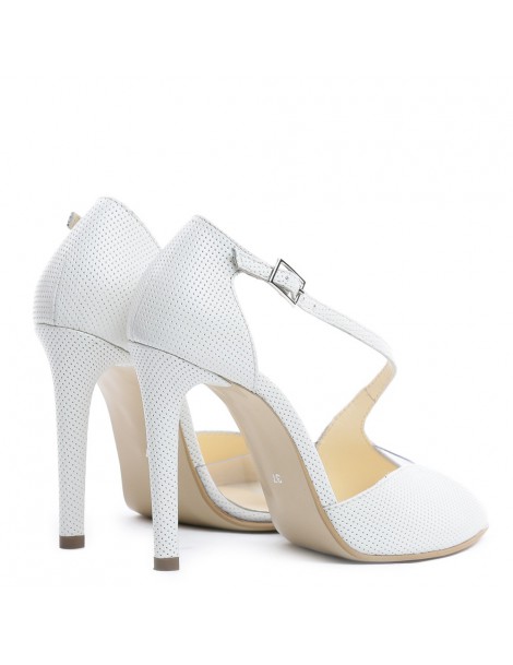 Sandale mireasa piele naturala White Muse - The5thelement.ro
