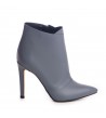 Botine Dama Piele Naturala Gri Fiona