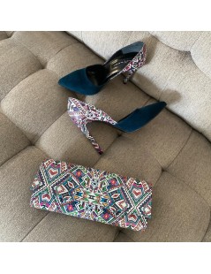 Mini Clutch Green Mint Snake - The5thelement.ro