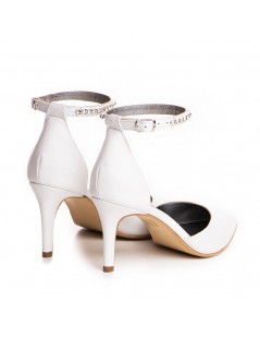 Pantofi mireasa piele naturala Alb Urban - The5thelement.ro