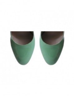 Pantofi dama Green Olive Piele Naturala - The5thelement.ro
