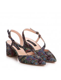 Pantofi stiletto piele naturala Negru Alma - The5thelement.ro