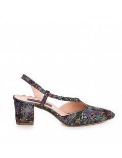 Pantofi stiletto piele naturala Negru Alma - The5thelement.ro