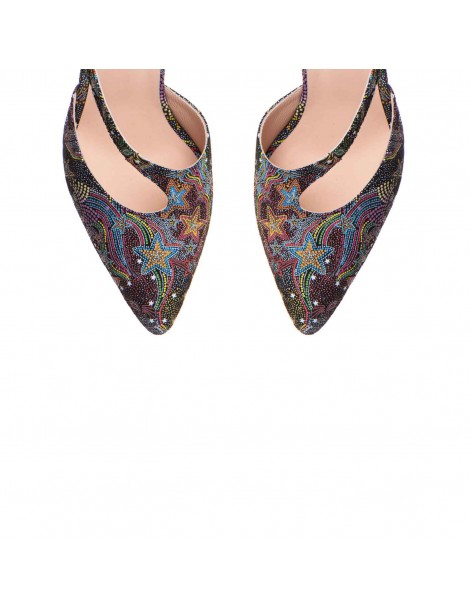 Pantofi stiletto piele naturala Negru Alma - The5thelement.ro