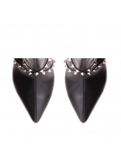 Botine Dama Piele Naturala Negru Calliope - The5thelement.ro