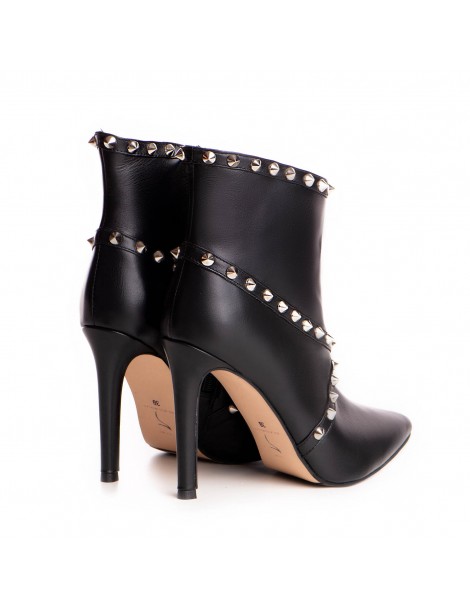 Botine Dama Piele Naturala Negru Calliope - The5thelement.ro