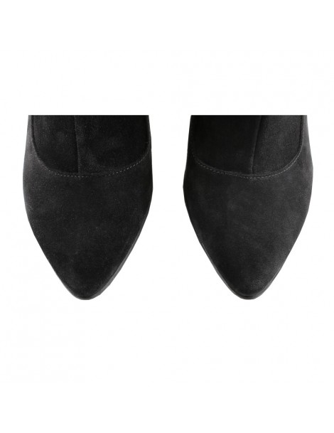 Cizme dama Piele Naturala Black Velvet Faye - The5thelement.ro