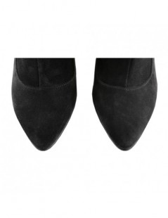 Cizme dama Piele Naturala Black Velvet Faye - The5thelement.ro