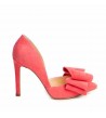 copy of Pantofi dama Stiletto Menta Bow Piele Naturala