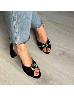 Sandale dama piele naturala Negru Lotus - The5thelement.ro