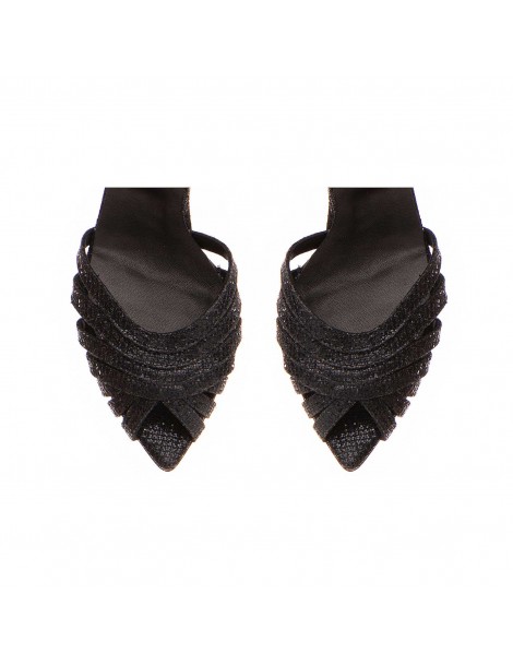 Sandale piele naturala Negru Selena - The5thelement.ro