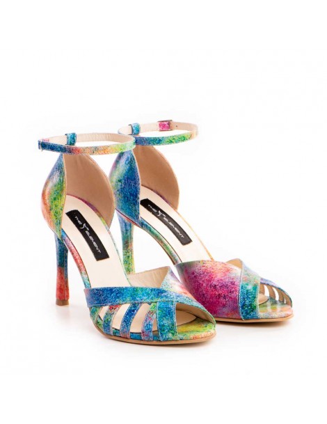 Sandale piele naturala Multicolor Rendez Vous - The5thelement.ro