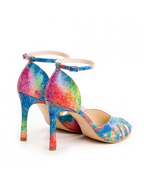 Sandale piele naturala Multicolor Rendez Vous - The5thelement.ro