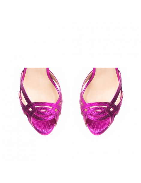 Sandale dama piele naturala Fucsia Amber - The5thelement.ro