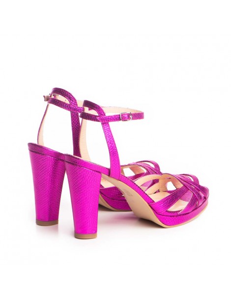 Sandale dama piele naturala Fucsia Amber - The5thelement.ro