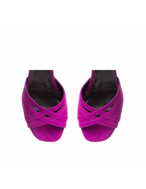 Sandale dama piele naturala Magenta Mikaela - The5thelement.ro