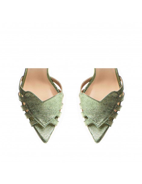 Sandale dama piele naturala Olive Heart - The5thelement.ro