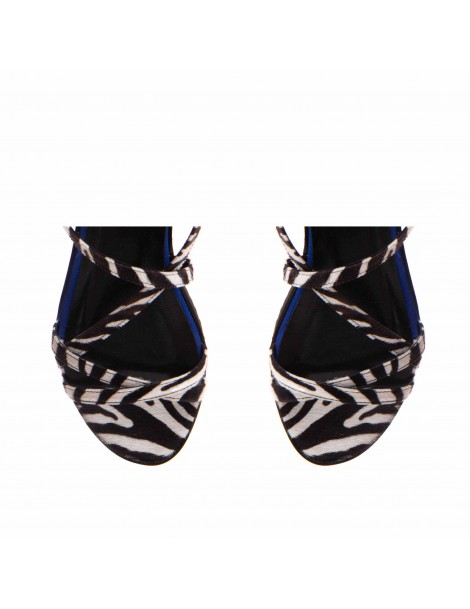 Sandale dama piele fara toc Multicolor Georgie - The5thelement.ro