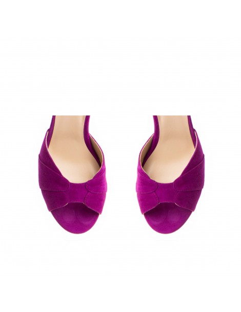 Sandale dama piele naturala Magenta Sanziana - The5thelement.ro