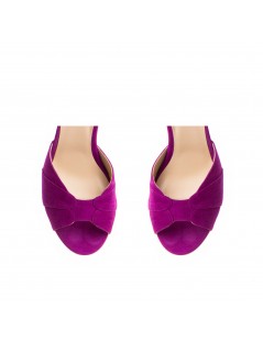 Sandale dama piele naturala Magenta Sanziana - The5thelement.ro