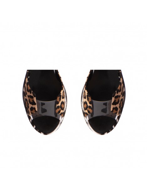Sandale dama piele fara toc Multicolor Brooklyn - The5thelement.ro