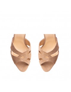 Sandale dama piele naturala Bej Retro - The5thelement.ro
