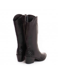 Ciocate dama Piele Naturala Negru Joy - The5thelement.ro