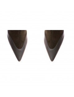 Botine Dama Piele Naturala Khaki Kaia - The5thelement.ro