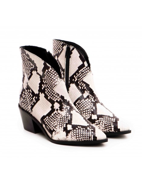 Ciocate dama Piele Naturala Gri Bronx - The5thelement.ro