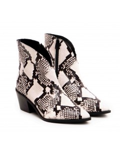 Ciocate dama Piele Naturala Gri Bronx - The5thelement.ro