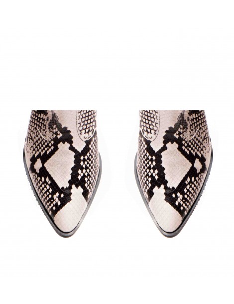 Ciocate dama Piele Naturala Gri Bronx - The5thelement.ro