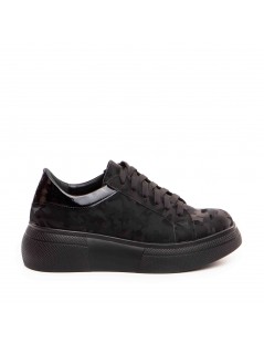 Pantofi dama piele naturala Negru Sporty - The5thelement.ro