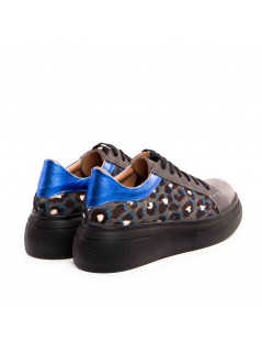 Pantofi dama piele naturala Gri Sporty - The5thelement.ro