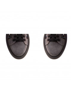 Pantofi dama piele naturala Gri Sporty - The5thelement.ro