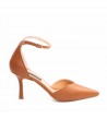 Pantofi stiletto piele naturala Camel Classy