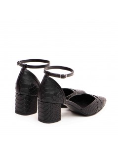 copy of Pantofi cu toc gros piele Verde Adele - The5thelement.ro