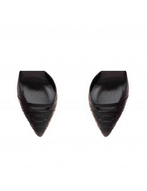 copy of Pantofi cu toc gros piele Verde Adele - The5thelement.ro